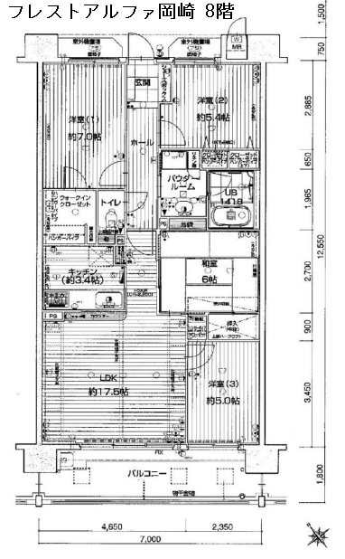 フレストアルファ岡崎8F