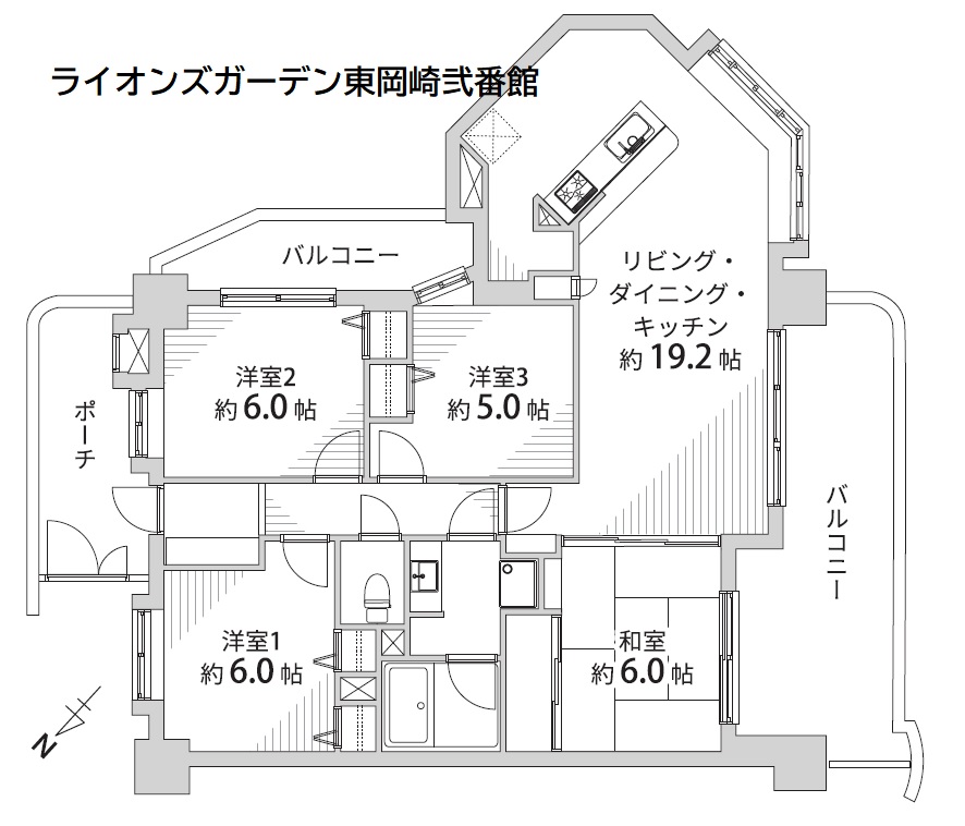 ライオンズガーデン東岡崎弐番館
