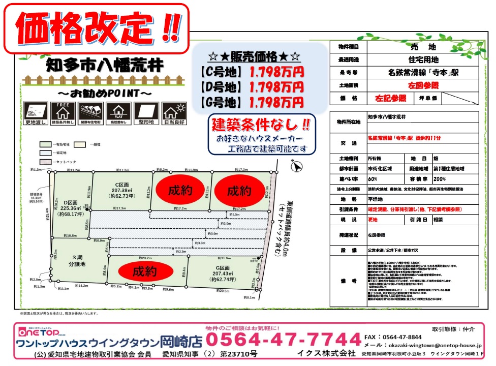 知多市八幡荒井