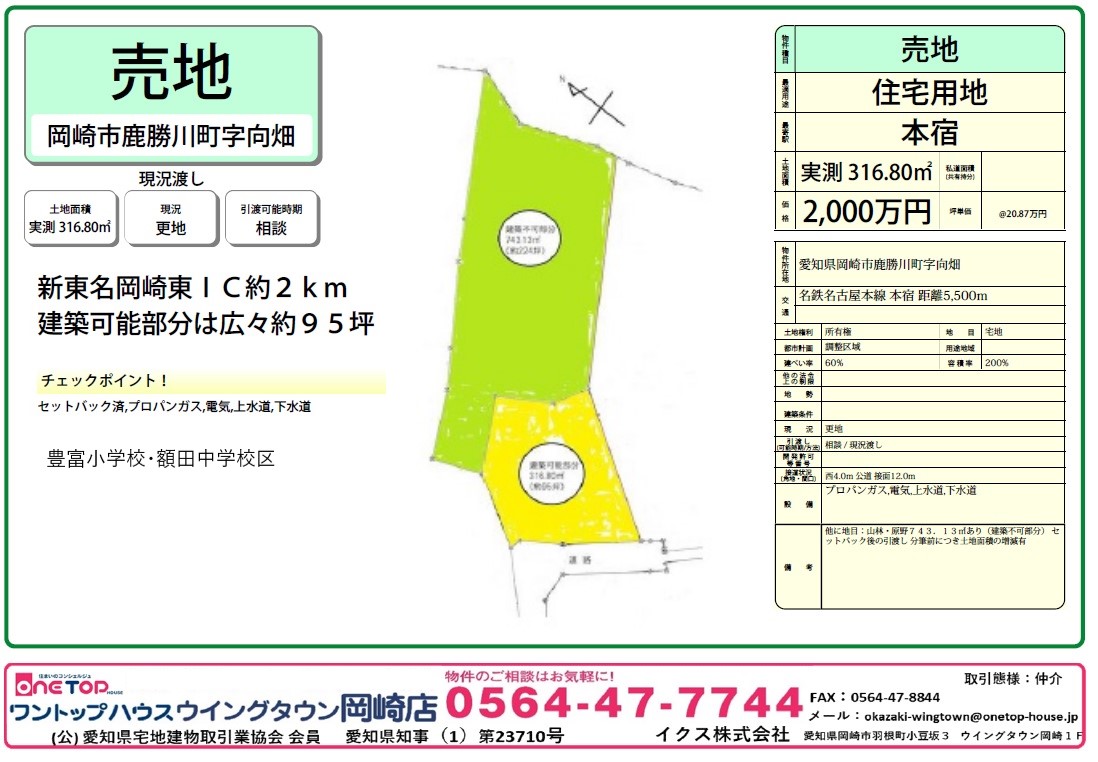 岡崎市鹿勝川町