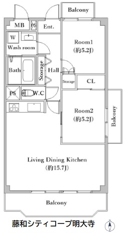 藤和シティコープ明大寺
