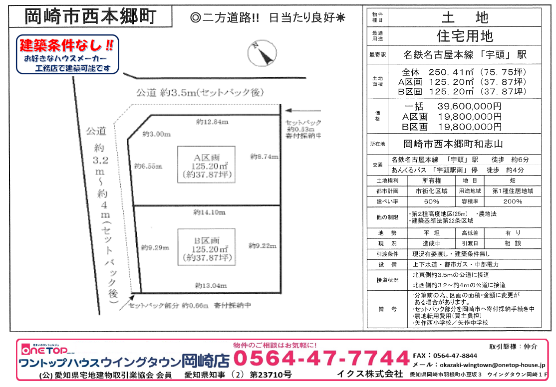 西本郷町 西本郷町